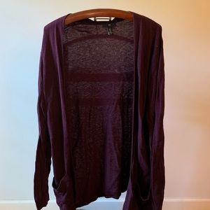 Maroon Gap Cardigan